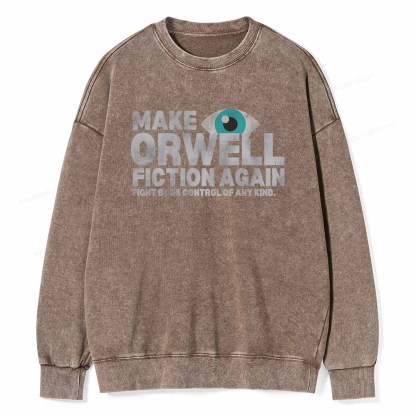 Pagewings Read Banned Books Unisex Washed Sweatshirt