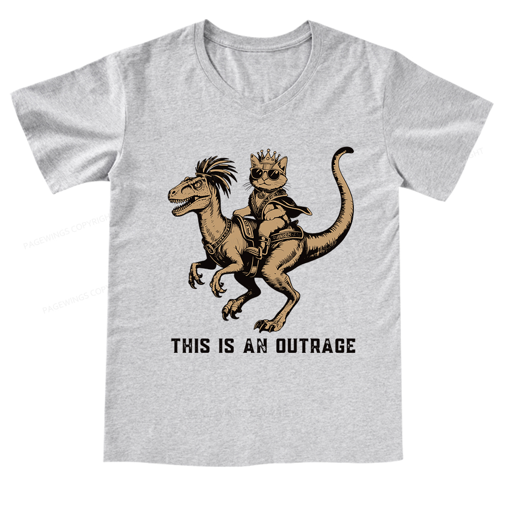 Pagewings Fantasy Book Reader V-neck T-shirt