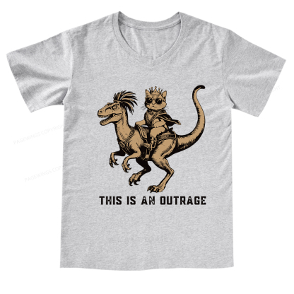 Pagewings Fantasy Book Reader V-neck T-shirt