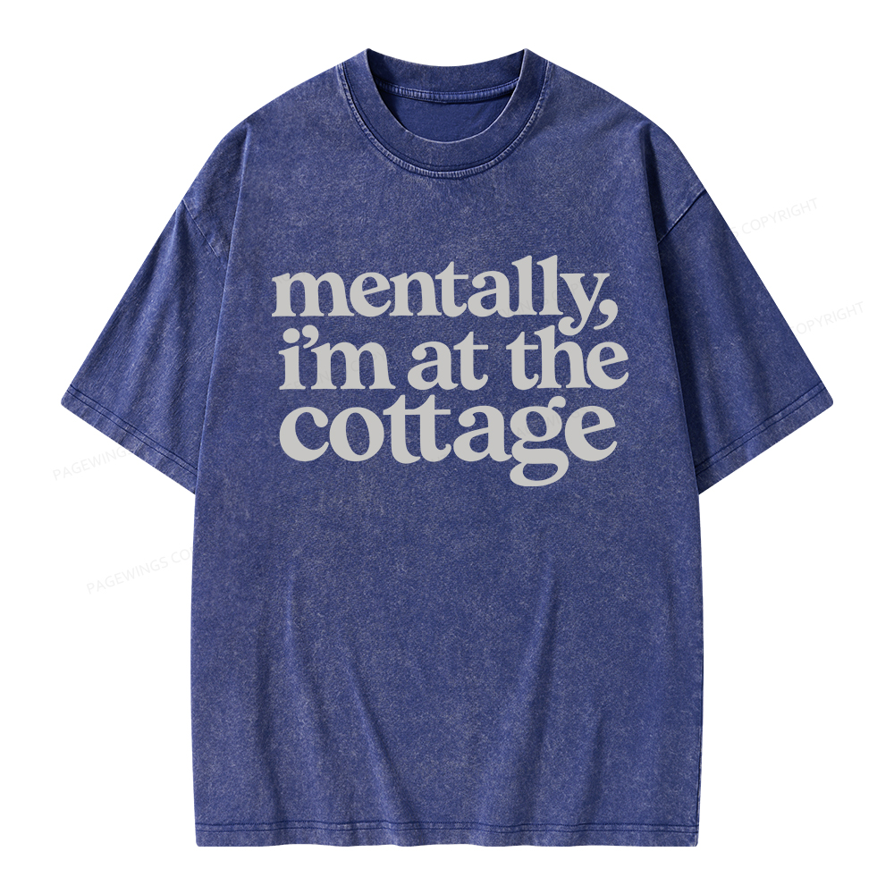Pagewings At The Cottage Unisex Washed T-shirt