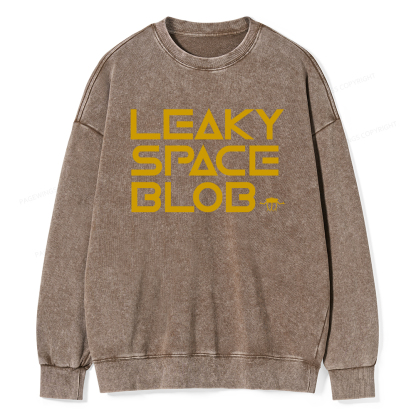 Pagewings Leaky Space Blob Washed Sweatshirt