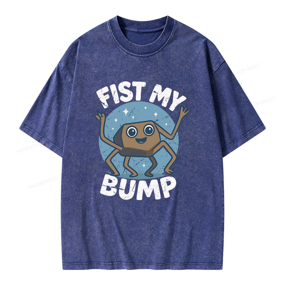 Pagewings Fist My Bump Unisex Washed T-shirt
