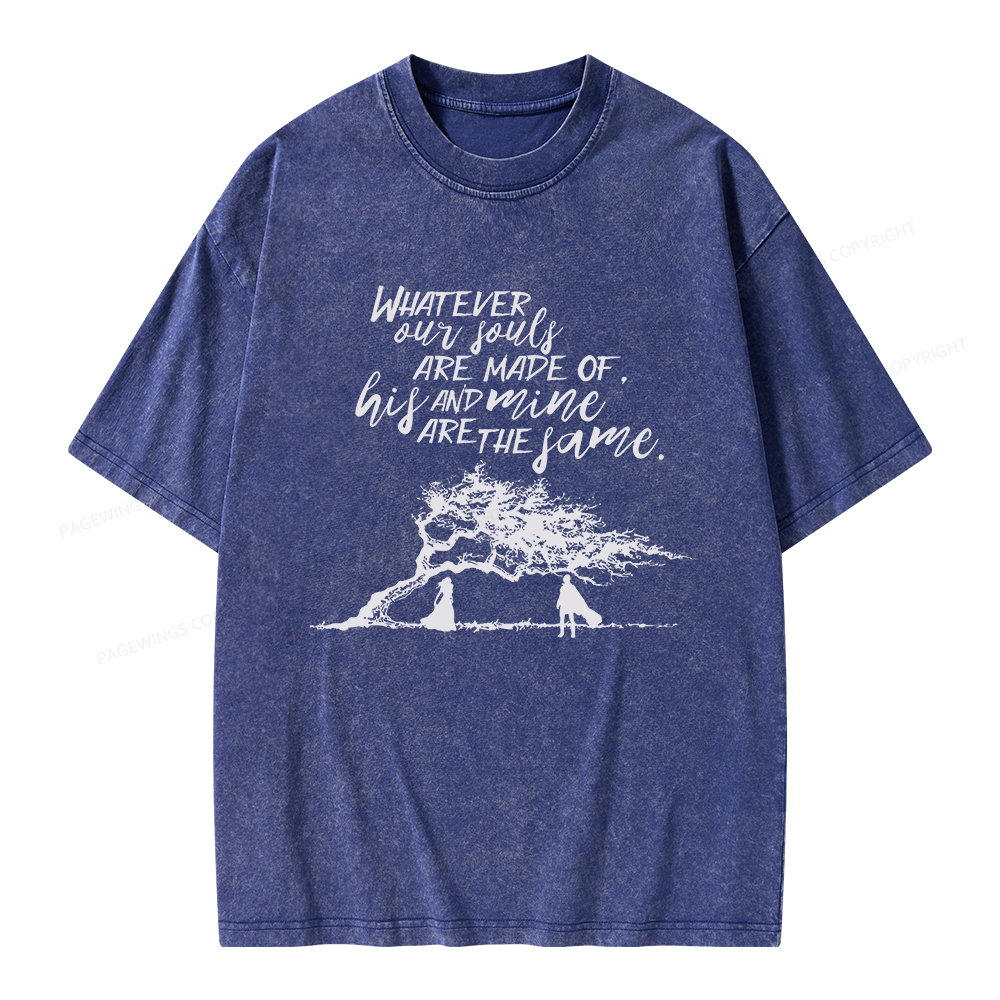 Pagewings His And Mine Are The Same Unisex Washed T-shirt