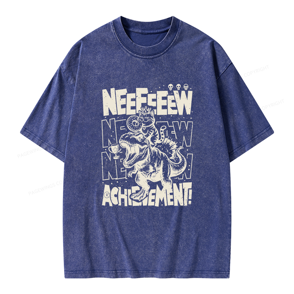 Pagewings New Achievement Book Unisex Washed T-shirt