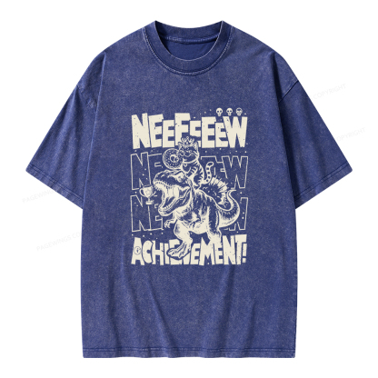 Pagewings New Achievement Book Unisex Washed T-shirt