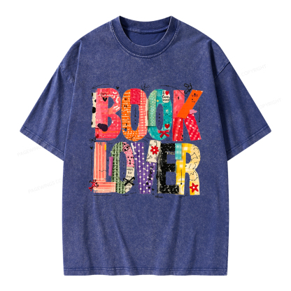 Pagewings Book Lover Unisex Washed T-shirt