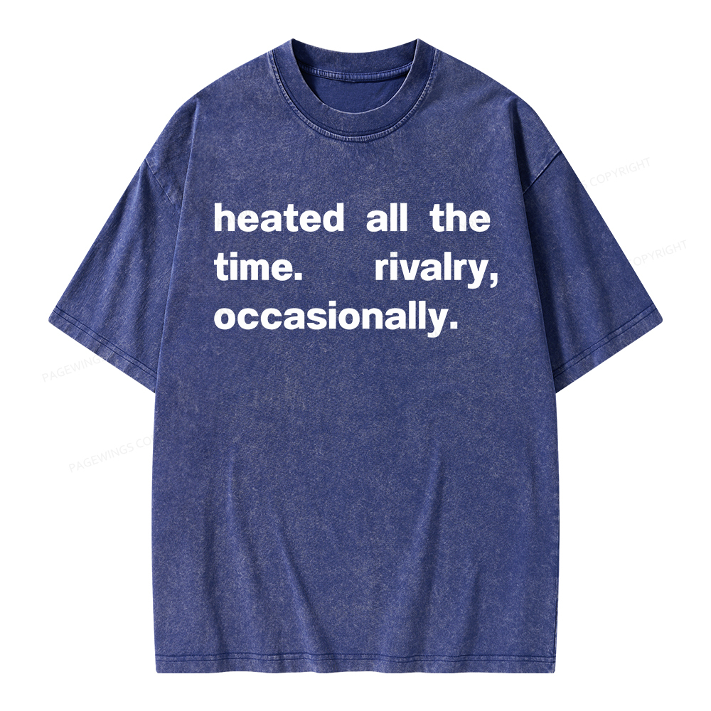 Pagewings  The Time Rivalry Occasionally Unisex Washed T-shirt