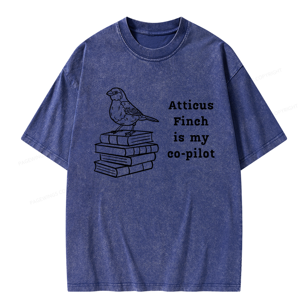 Pagewings Atticus Finch Unisex Washed T-shirt