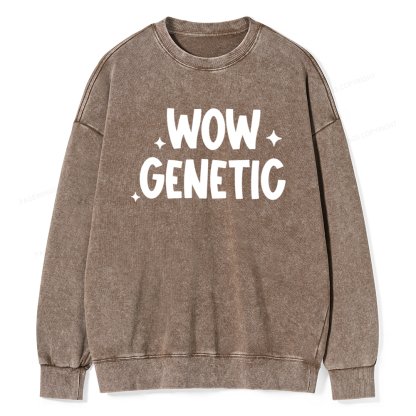 Pagewings Wow Genetic Washed Sweatshirt