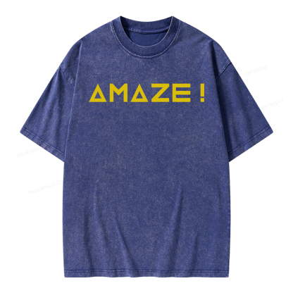 Pagewings Amaze Unisex Washed T-shirt