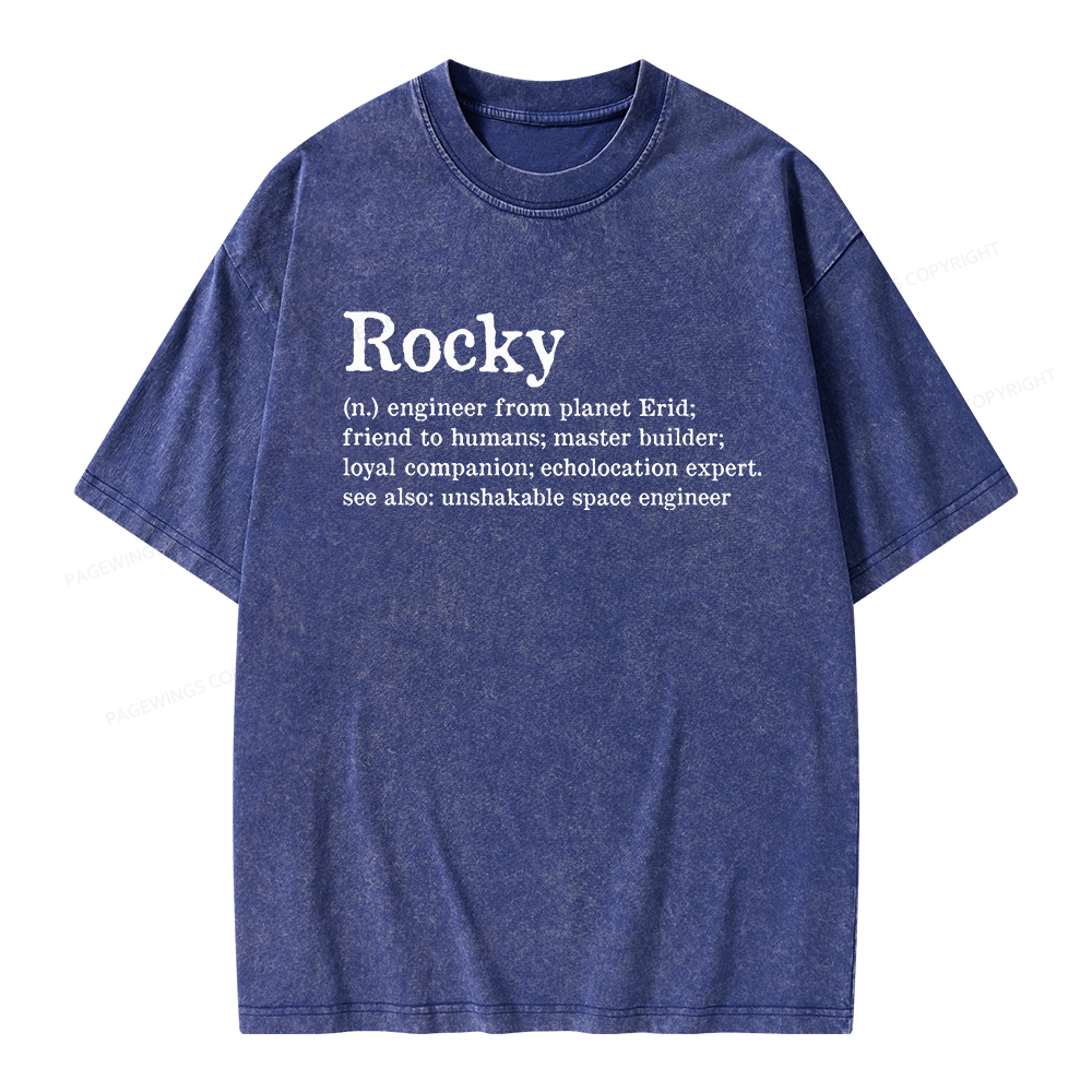Pagewings Rocky Unisex Washed T-shirt