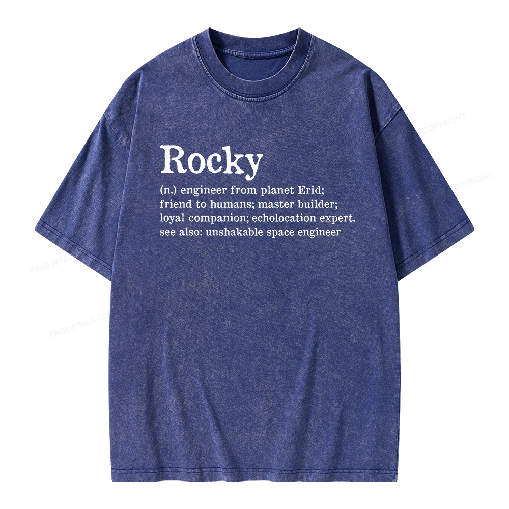 Pagewings Rocky Unisex Washed T-shirt