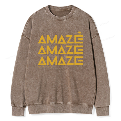 Pagewings Amaze Unisex Washed Sweatshirt