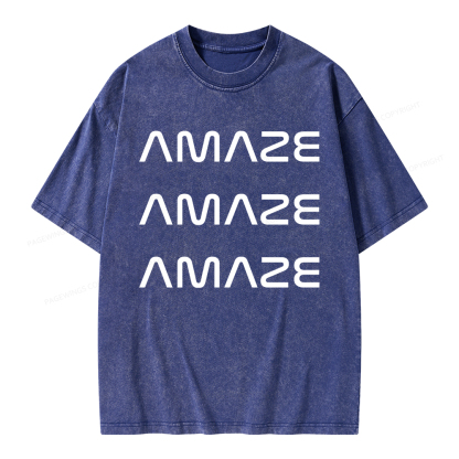 Pagewings Amaze Unisex Washed T-shirt