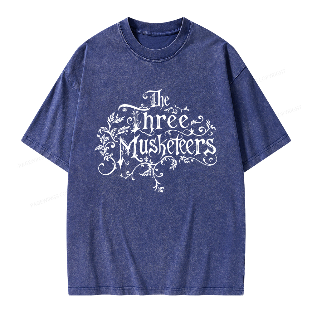 Pagewings Musketeers Unisex Washed T-shirt