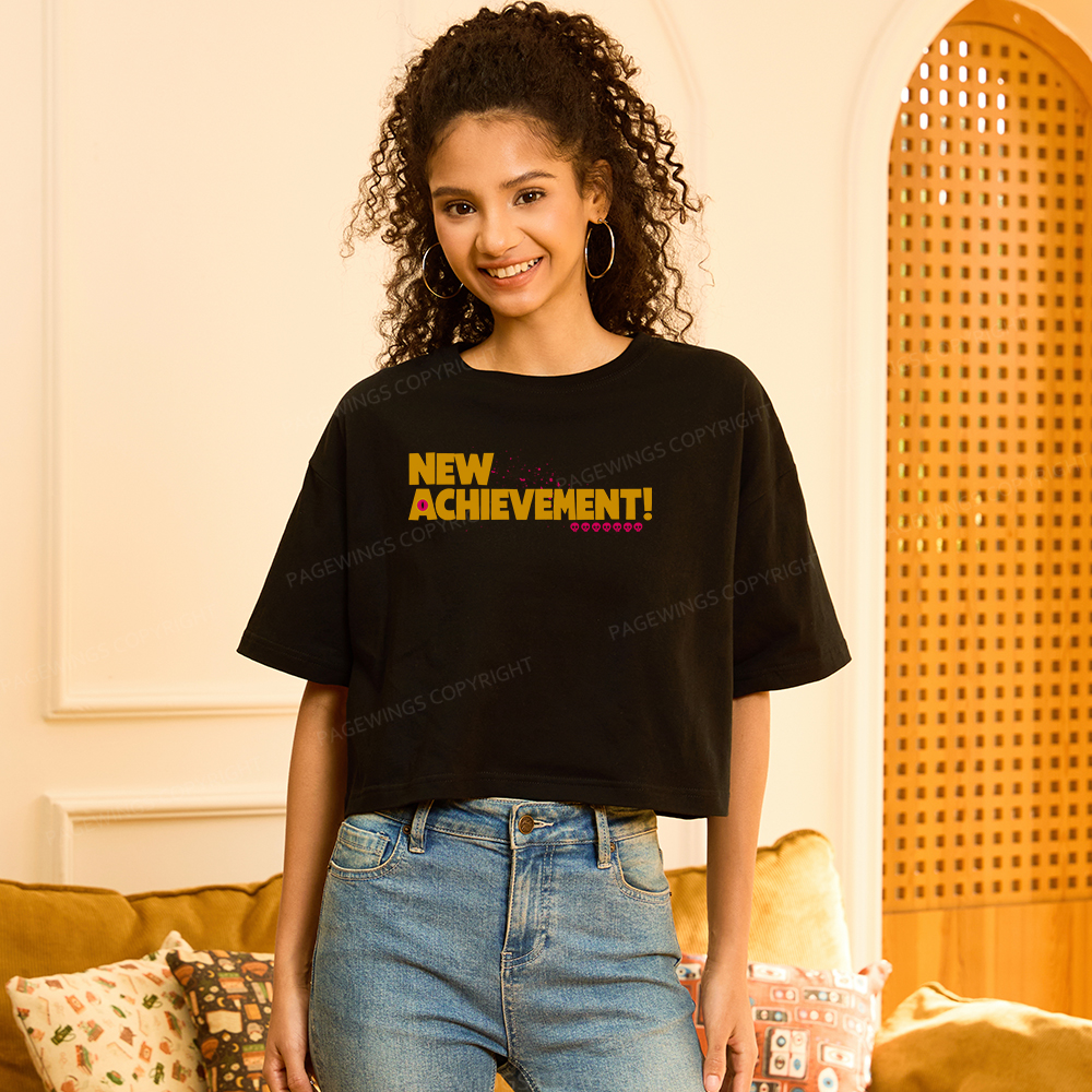 Pagewings New Achievement Women Crop Tops