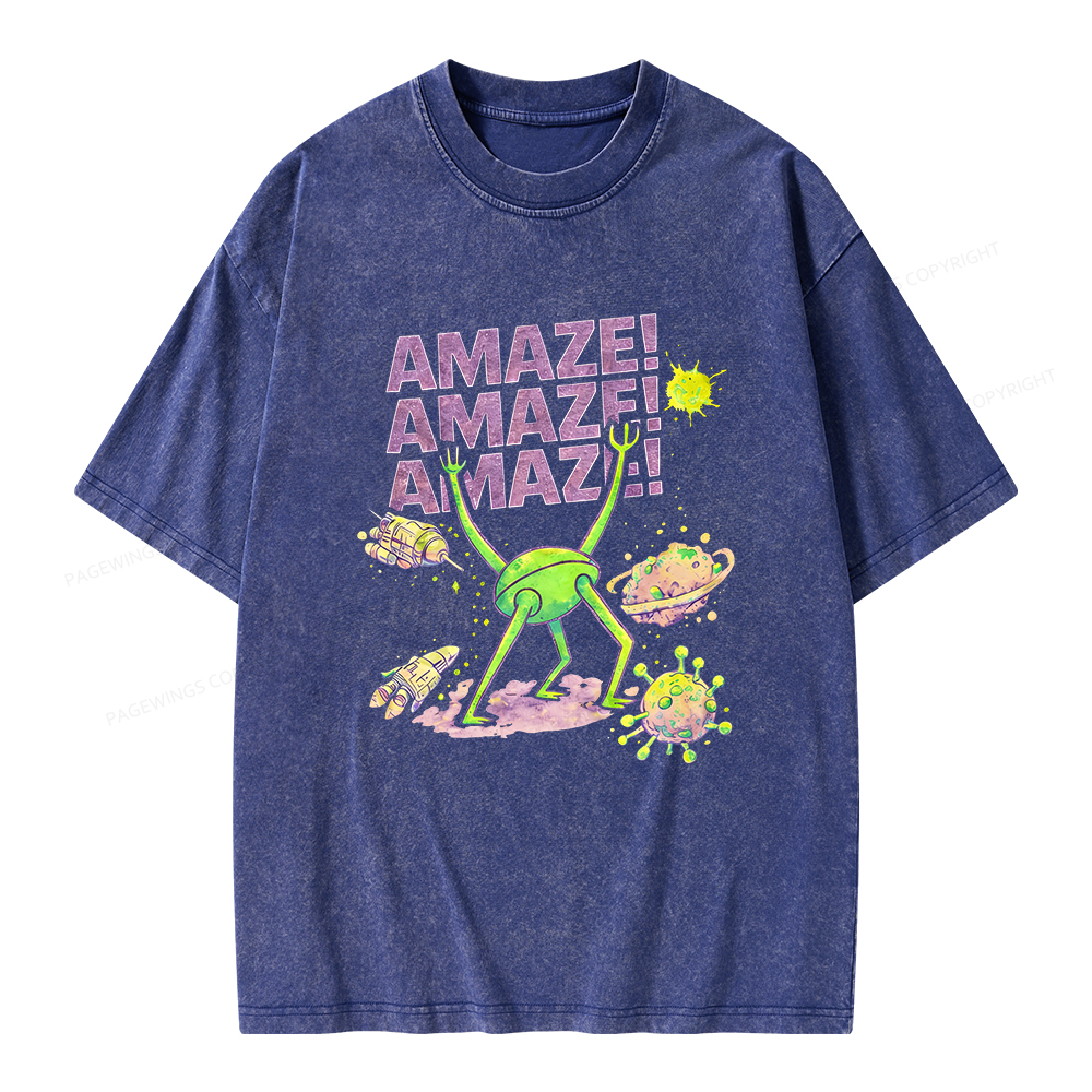 Pagewings Amaze Unisex Washed T-shirt