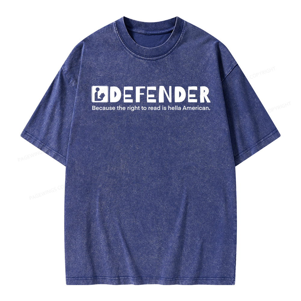 Pagewings The Right To Read Unisex Washed T-shirt