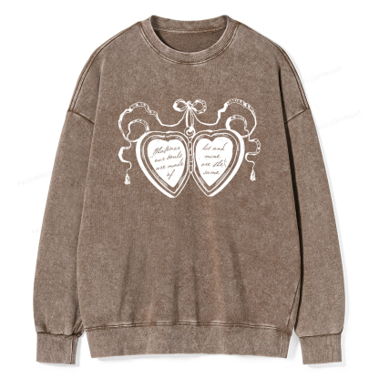 Pagewings Whatever Our Souls Are Made Of Unisex Washed Sweatshirt