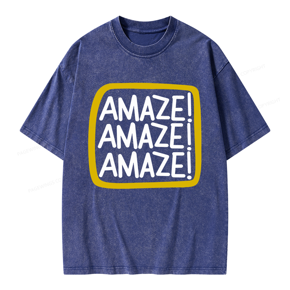 Pagewings Amaze Unisex Washed T-shirt