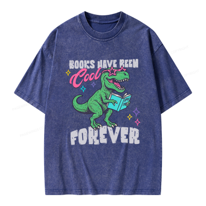 Pagewings Books Have Been Cool Forever Unisex Washed T-shirt