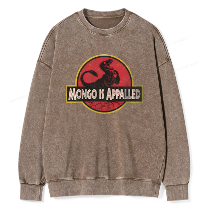 Pagewings Mongo Is Appalled Unisex Washed Sweatshirt