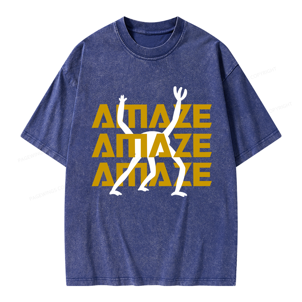 Pagewings Amaze Unisex Washed T-shirt