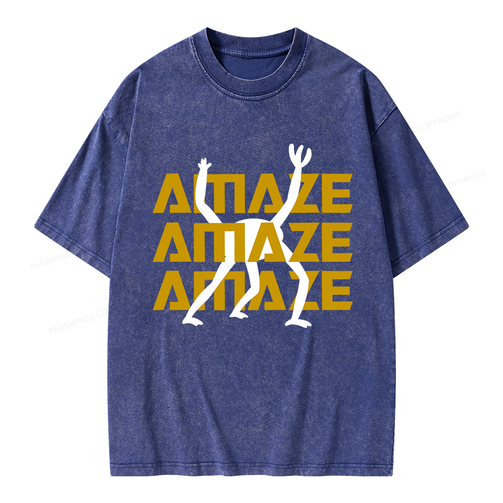 Pagewings Amaze Unisex Washed T-shirt