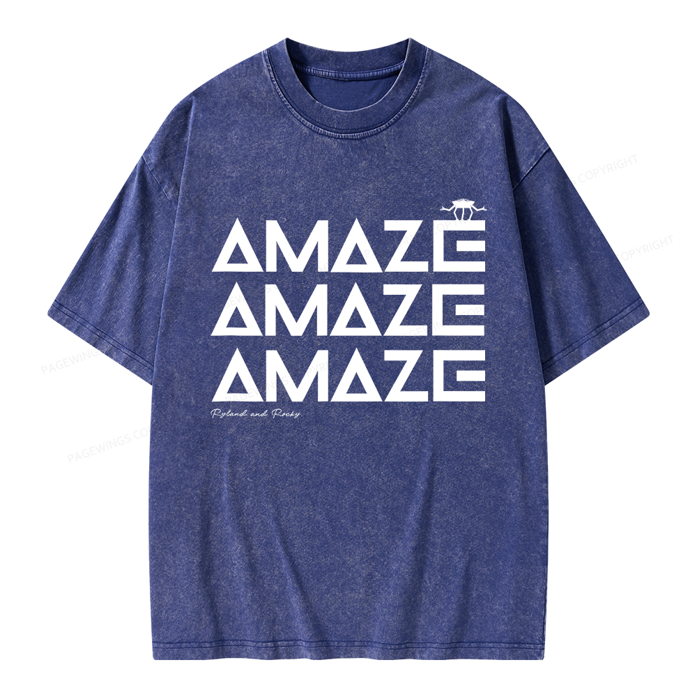 Pagewings Amaze Unisex Washed T-shirt