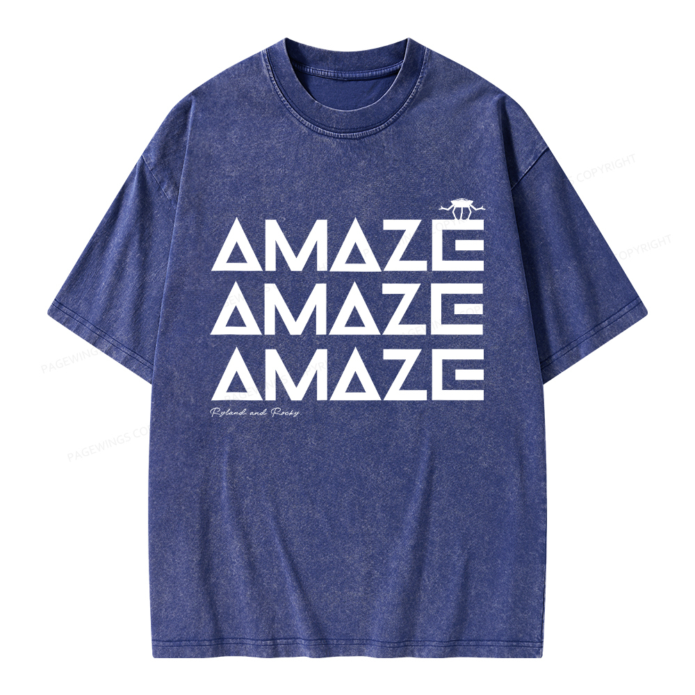 Pagewings Amaze Unisex Washed T-shirt