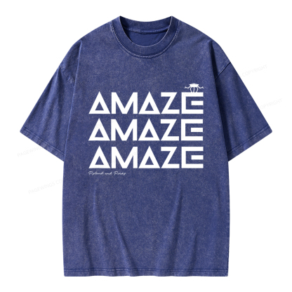 Pagewings Amaze Unisex Washed T-shirt