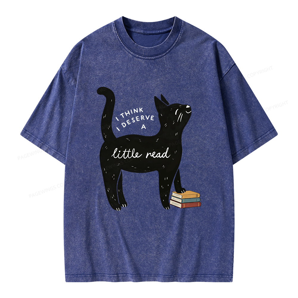 Pagewings Little Read Unisex Washed T-shirt