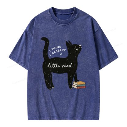 Pagewings Little Read Unisex Washed T-shirt