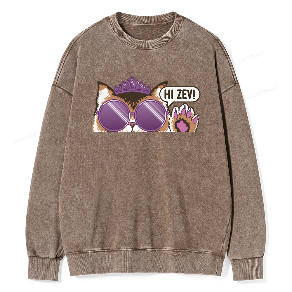 Pagewings Sci-Fi Book Lover Unisex Washed Sweatshirt