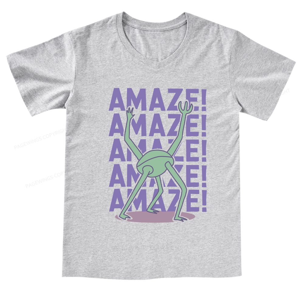 Pagewings Rocky Amaze V-neck T-shirt