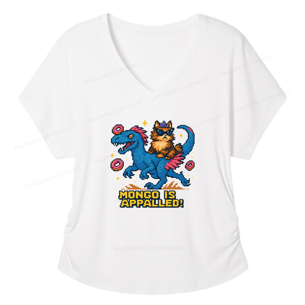 Pagewings Mongo Is Appalled Women's Modal V-neck T-shirt  