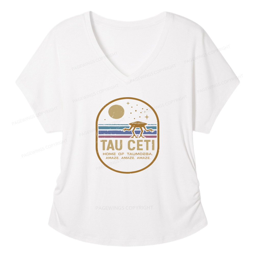 Pagewings Amaze Women's Modal V-neck T-shirt  