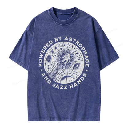 Pagewings Sci-Fi Book Lover Unisex Washed T-shirt