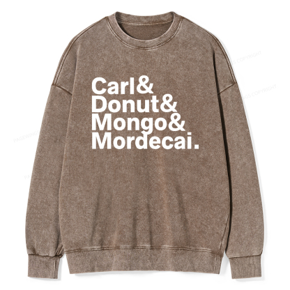 Pagewings Sci-Fi Book Lover Unisex Washed Sweatshirt