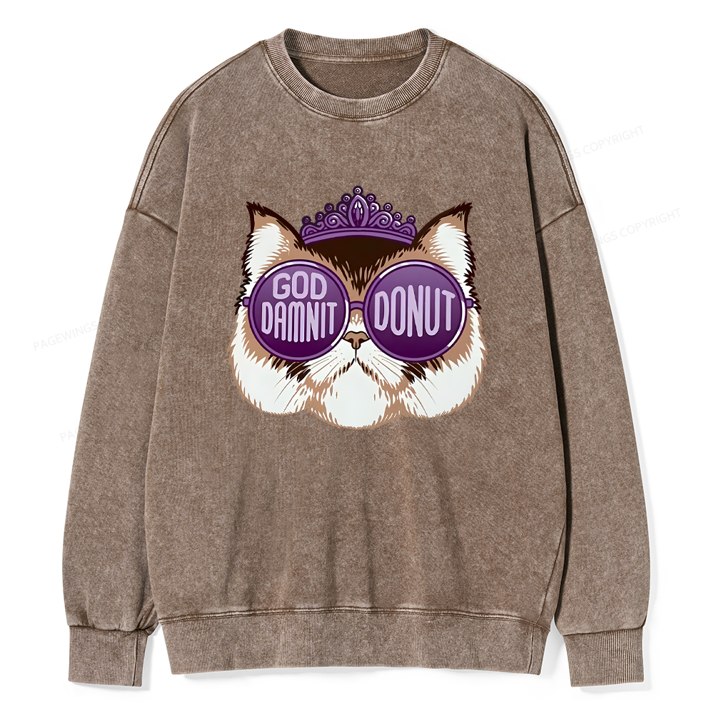 Pagewings Sci-Fi Book Lover Unisex Washed Sweatshirt