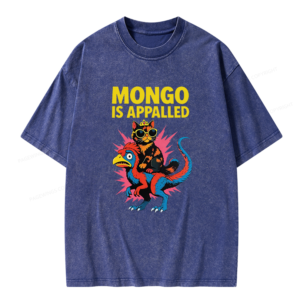 Pagewings Mongo Is Appalled Unisex Washed T-shirt