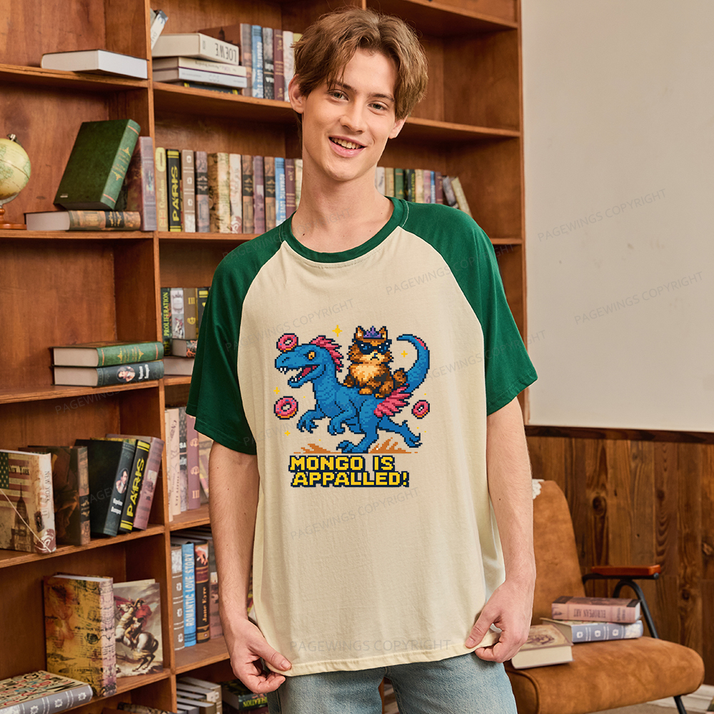 Pagewings Sci-Fi Book Lover Raglan T-shirt