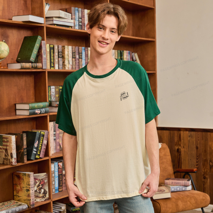 Pagewings Room Numbers Raglan T-shirt