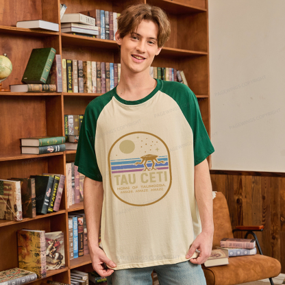 Pagewings Sci‑Fi Fan Raglan T-shirt