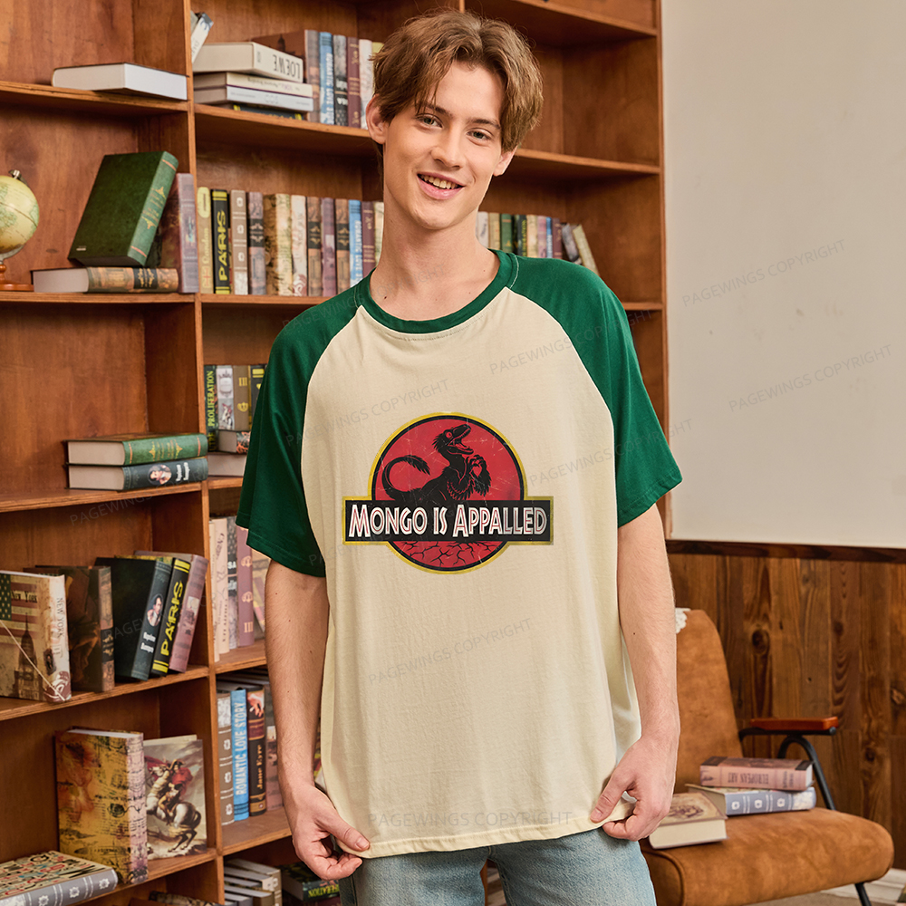 Pagewings Sci-Fi Book Lover Raglan T-shirt
