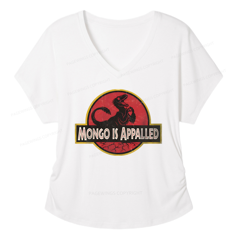 Pagewings Sci-Fi Book Lover Soft Women's Modal V-neck T-shirt