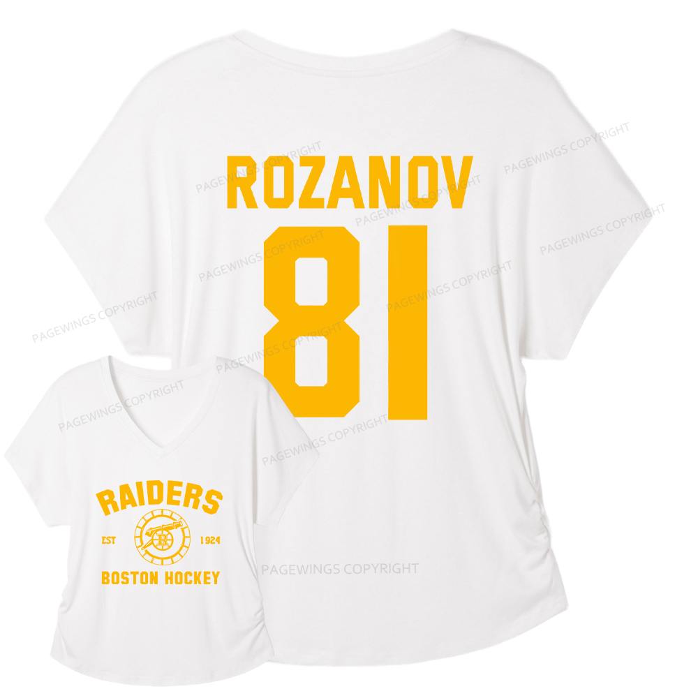 Pagewings Romance Novel Lover Soft Women's Modal V-neck T-shirt