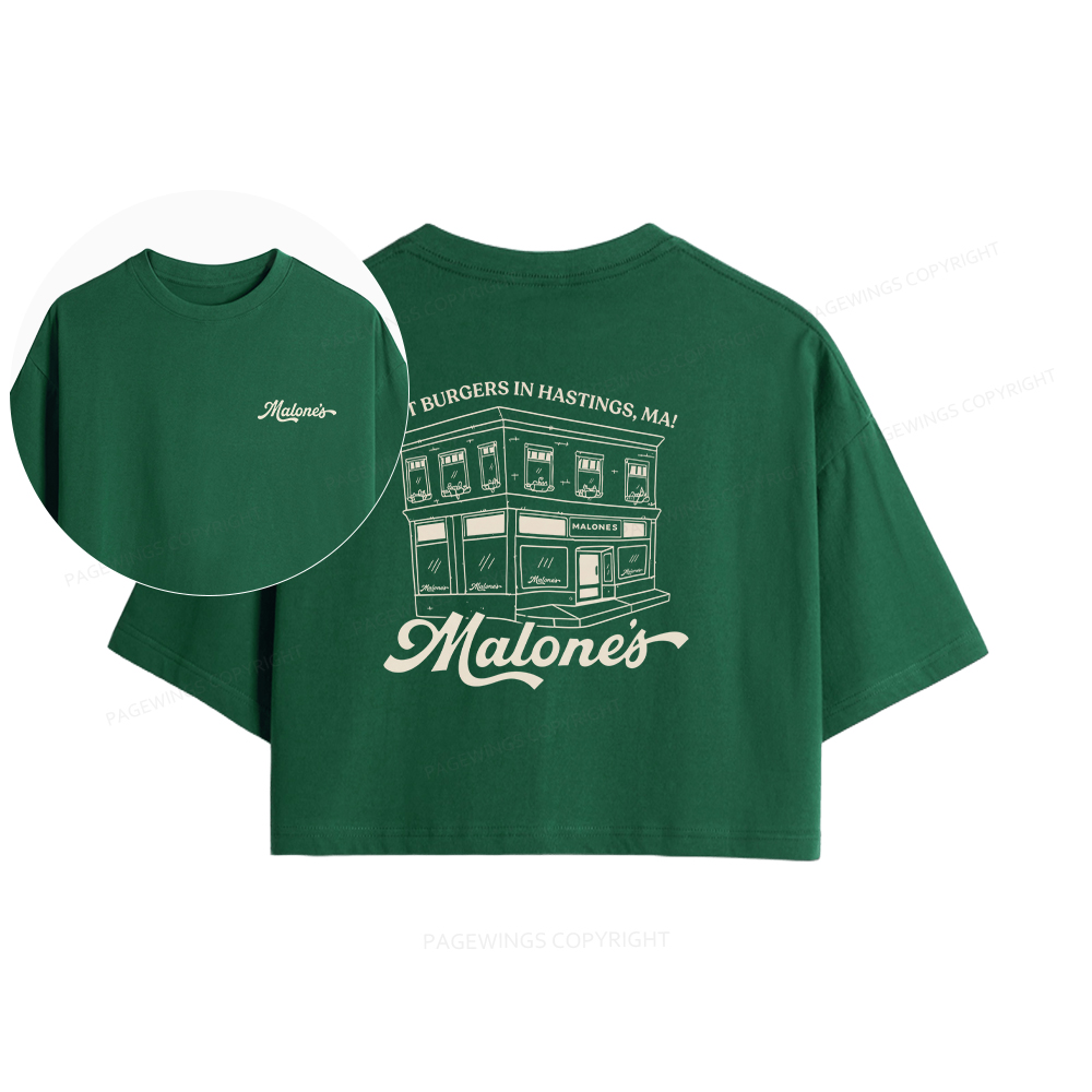 Pagewings Hockey Romance Women Crop Tops