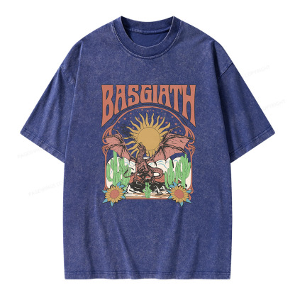 Pagewings Basgiath War College Dragon Rider Unisex Washed T-shirt