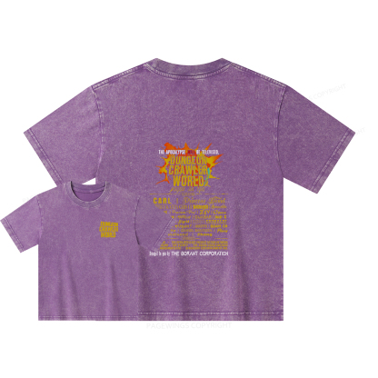 Pagewings Dungeon Crawler World Tour Unisex Kids Washed T-shirt